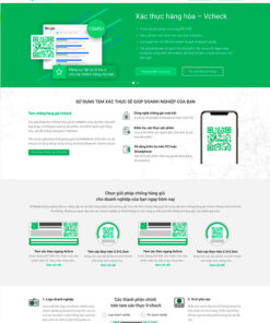 Mẫu website công ty in mã vạch