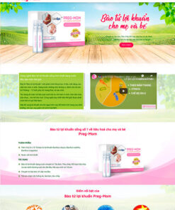 Mẫu web bán thực phẩm chức năng