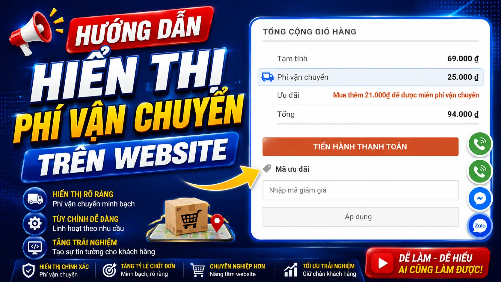 Huong Dan Hien Thi Phi Van Chuyen Tren Website devthanhvo thietkegiare