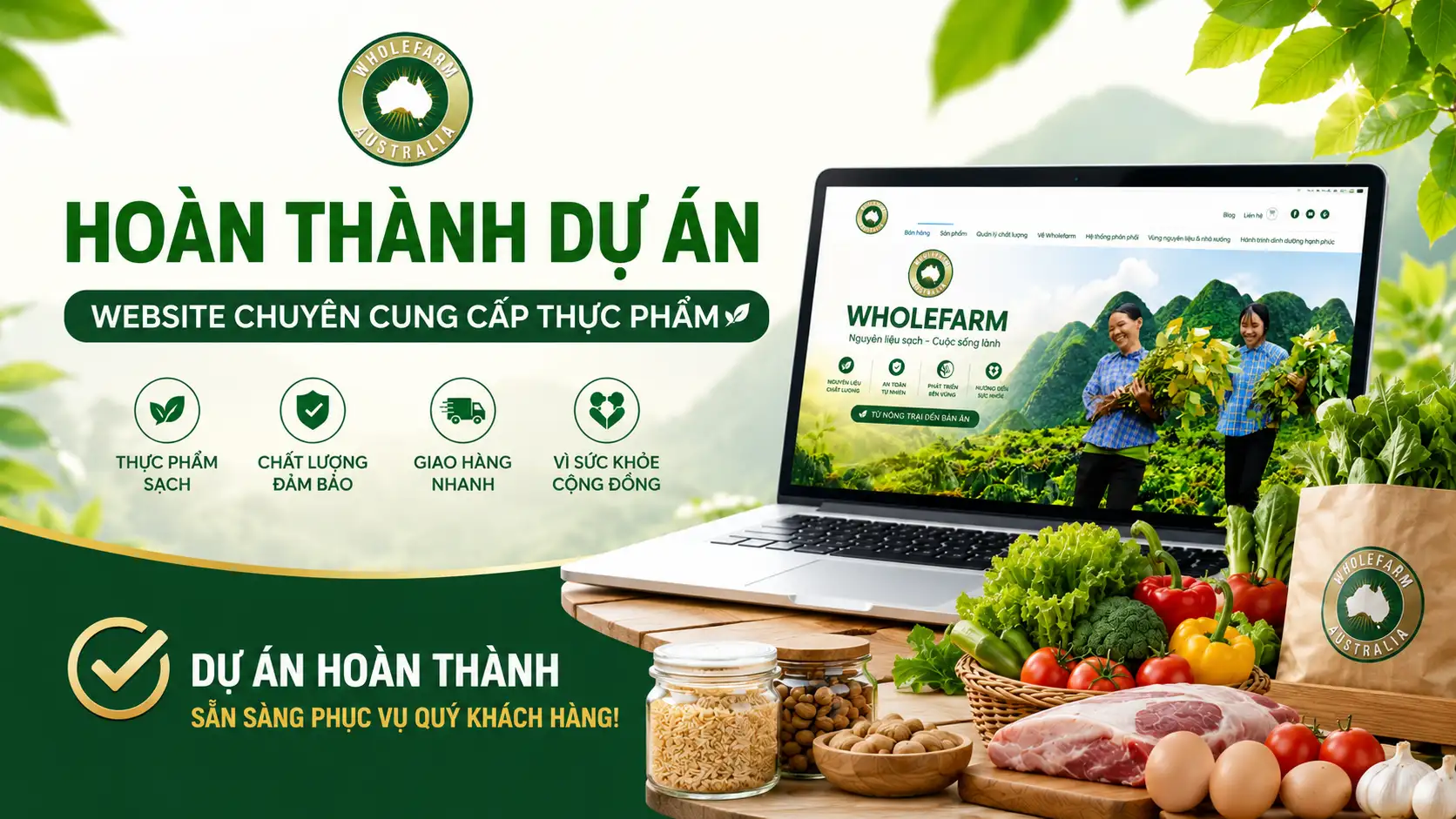 Huong dan website chuyen cung cap thuc pham devthanhvo thietkeweb
