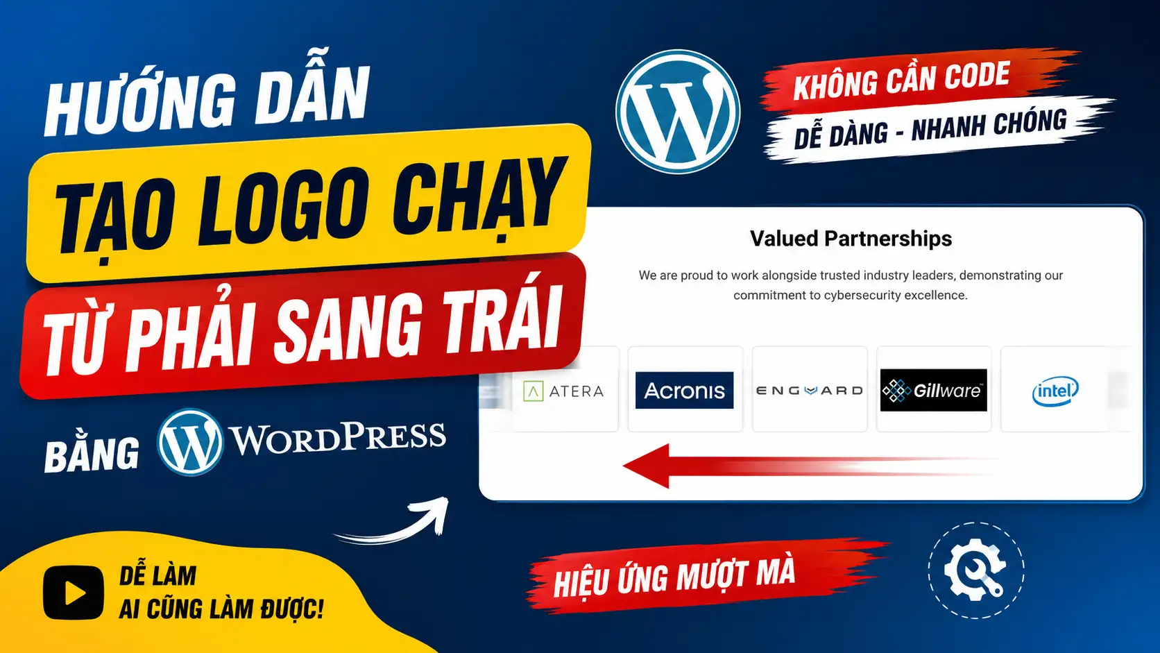 huong dan lam hinh anh logo chay tu phai sang trai bang wordpress devthanhvo thietkeweb
